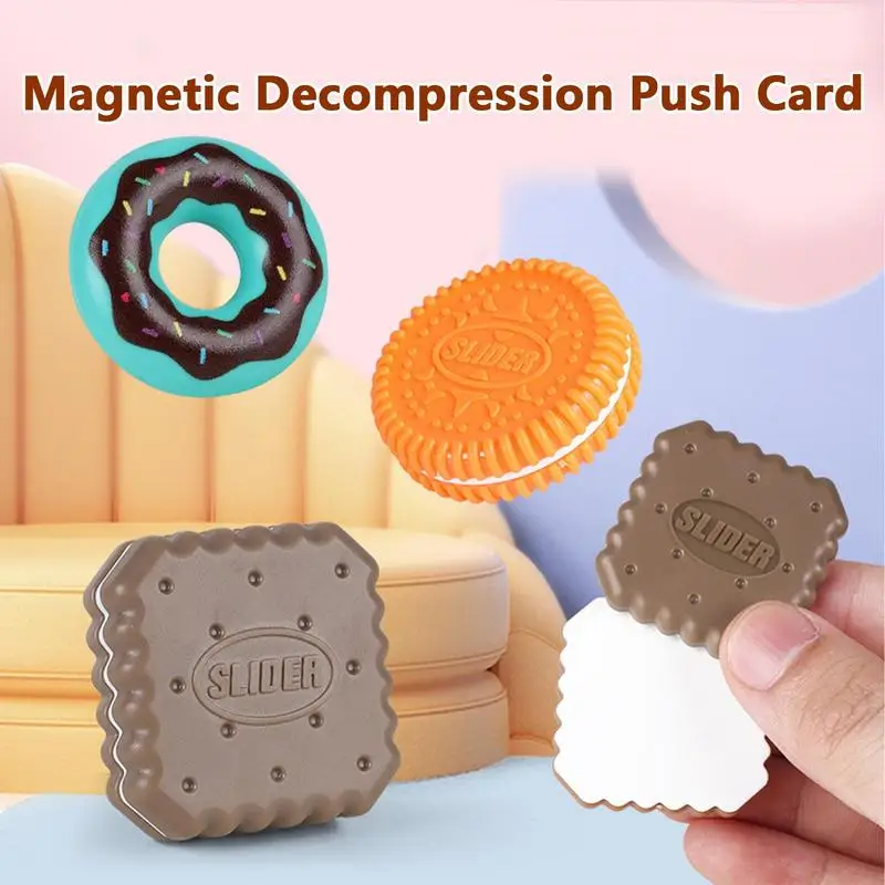 Magnetic Slider Toy Magnet Blocks Casual Toy Pocket Magnetic Hand Spinner Adult Casual Toys Magnetic Blocks For Relaxing Random