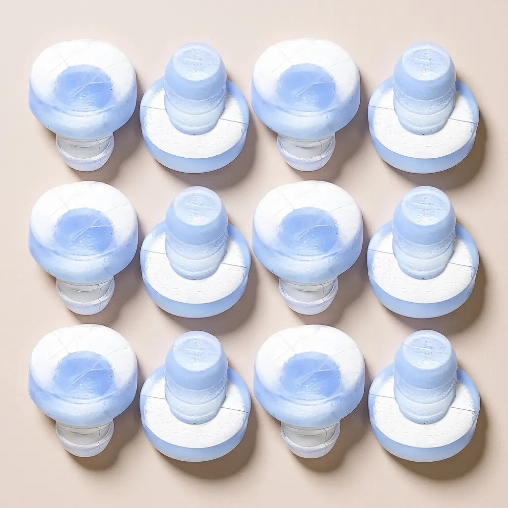 50Pcs Arch Shaped Clear Rubber Grippers Non Adhesive Anti Slip Floor Protector Pads Office Chair Leg Plugs Furniture Cabinet