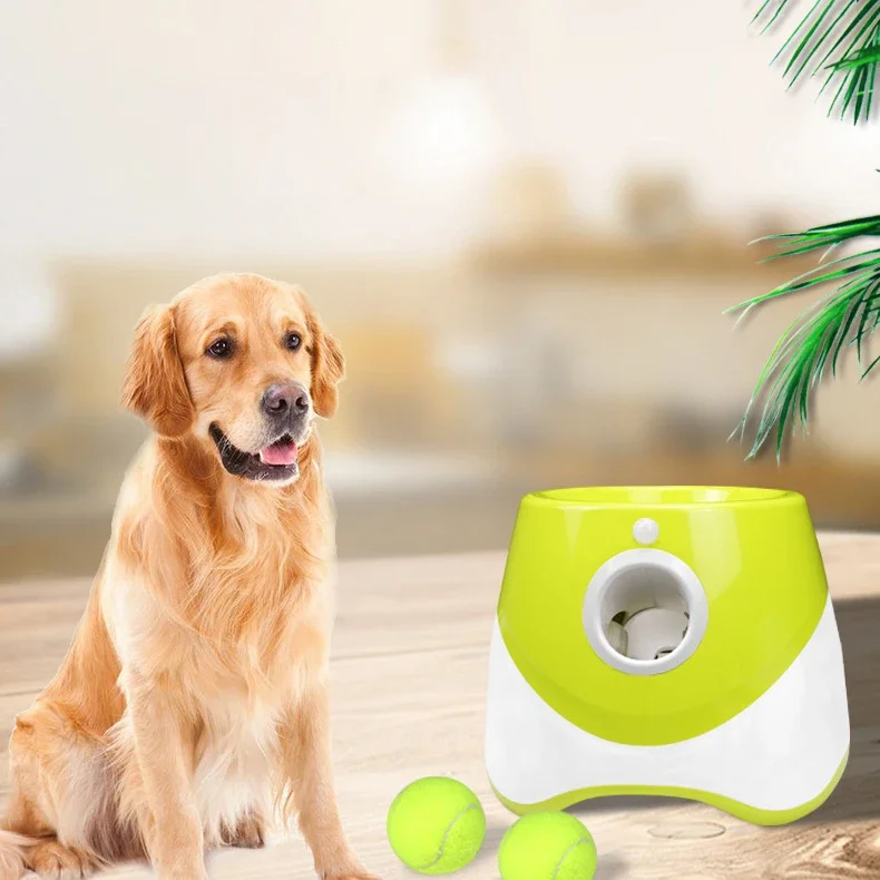 Hot Wholesale Electric Interactive Throwing Training Dog Fetch Toy Thrower Machine mini Tennis Automatic Dog Ball Launcher