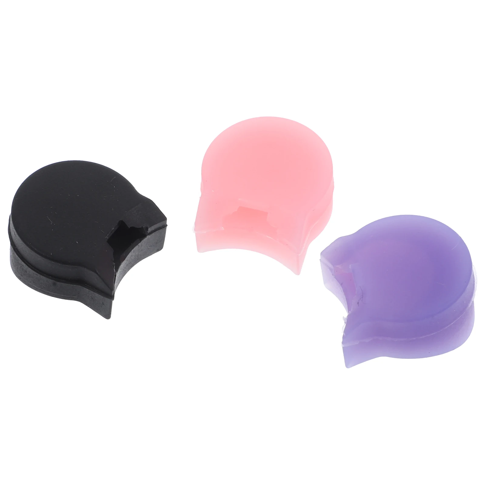 

3 Pcs Finger Rest Silicone Thumb Guards Clarinet Cushion Silica Sleeve