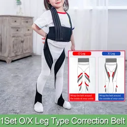 1Set O/X Legs Correction Belt-Leg Foot Internal Rotation External Rotation Correction Belts