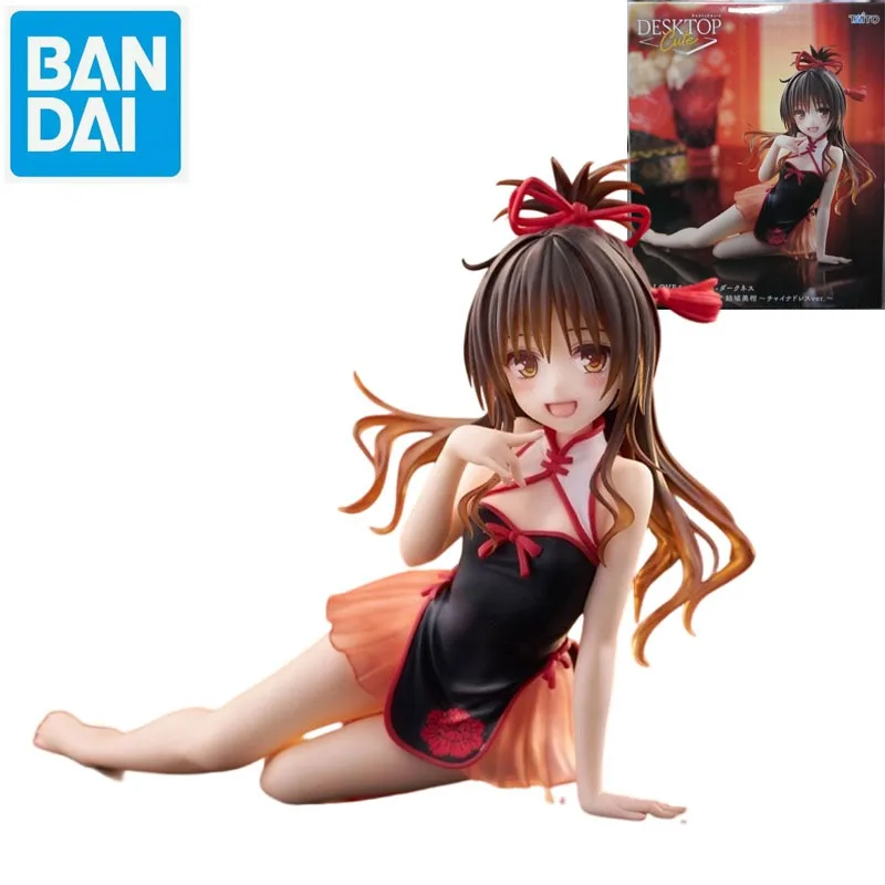 

В наличии: Оригинальная фигурка Taito To Love-Ru Darkness, милый настольный стенд, версия в китайском платье, Юки Миран. Модельные фигурки 13 см