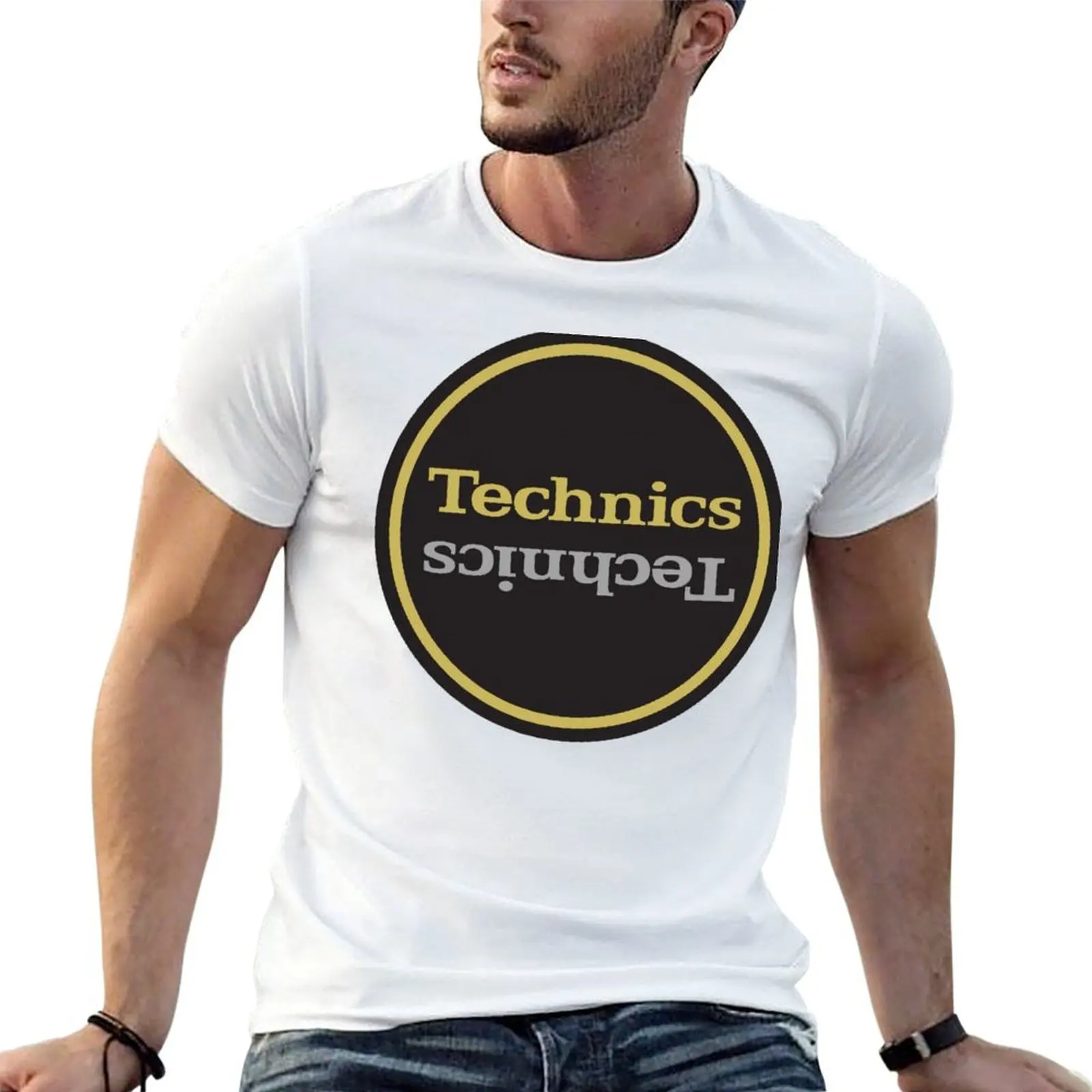 

T-Shirt t shirt for t graphic shirts shirts 'gold' for soft man Logo cotton man cotton tees man t Technics