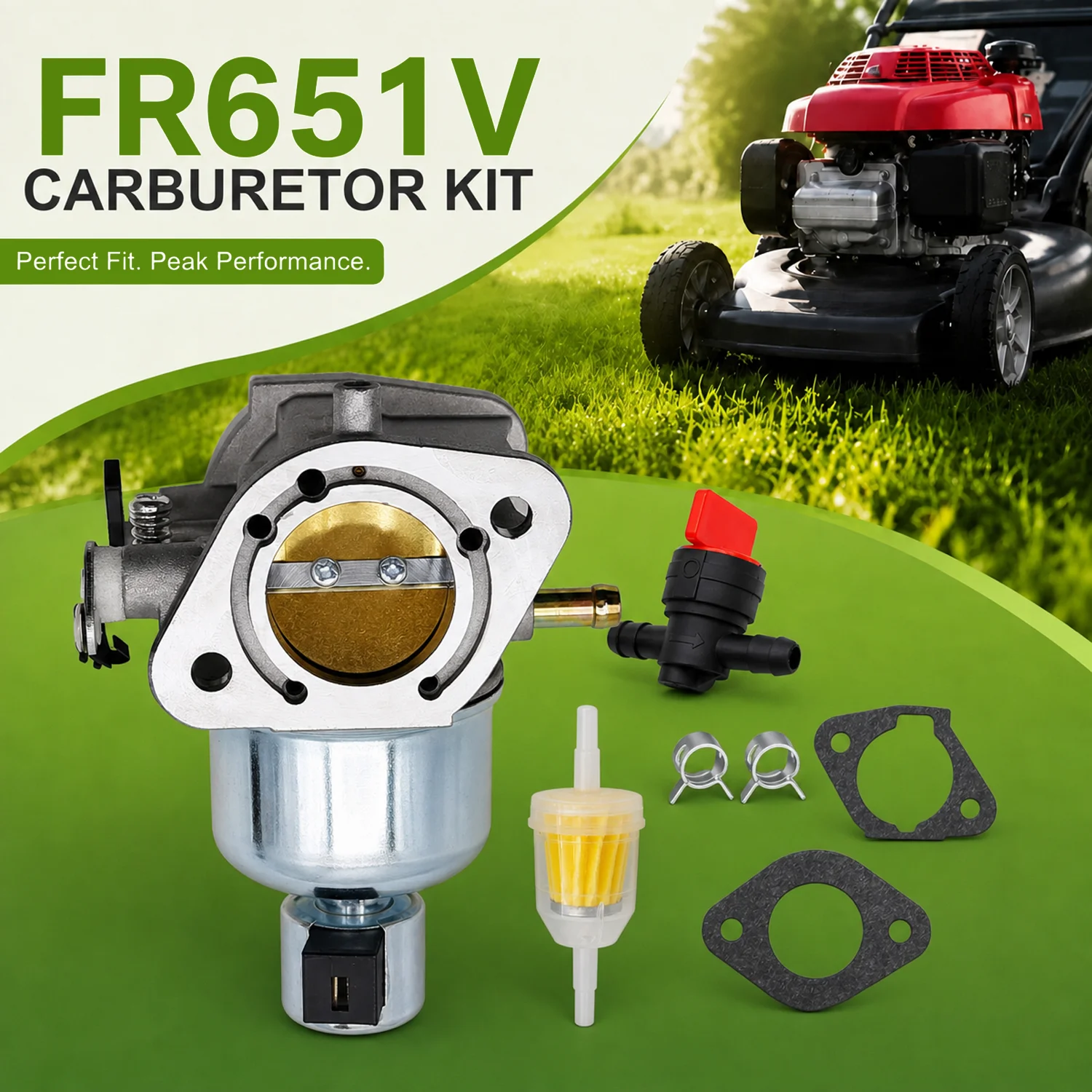 15004-0986 15004-0828 15004-7062 Carburetor Kit For Kawasaki FR651V FS651V FR691V FS691V 23HP Gravely ZT 42 XL Mower Parts