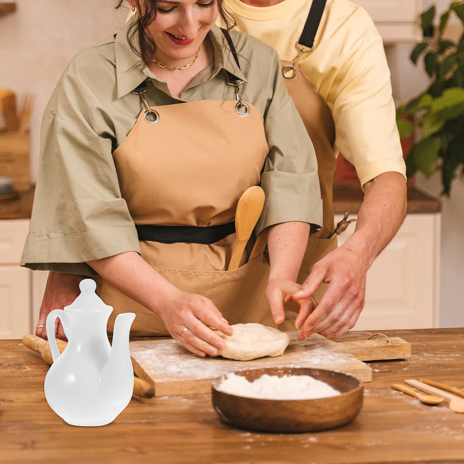 

Набор из 2-х контейнеров для соусов чисто белого цвета, многофункциональный дозатор для приправ, для хранения оливкового масла, уксуса, соевого соуса на кухне