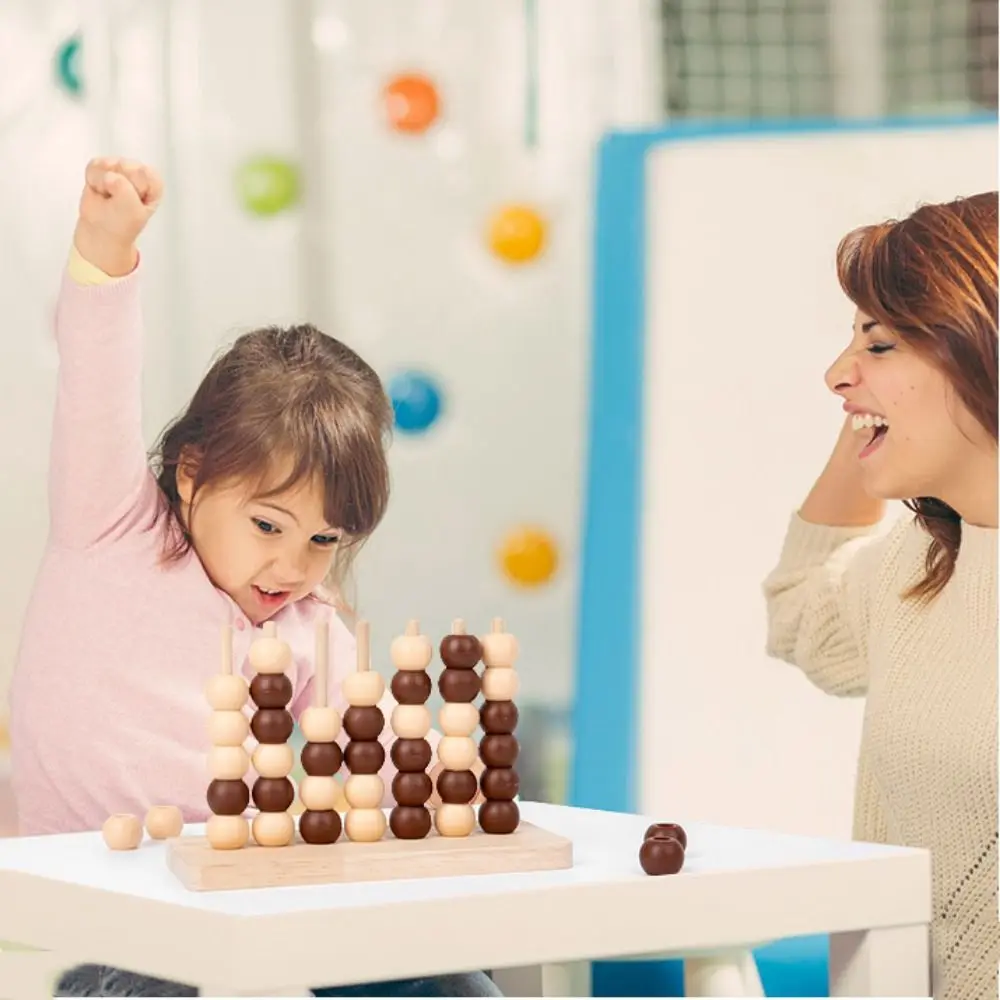 Educatief Vier in één rij Bingo Schaakpuzzel Strategie Klassiek Familiebordspel Leuke veiligheidsmateriaal Schaken Connect-spel