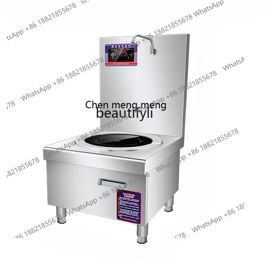 

Commercial electromagnetic flat soup stove 220V/380V hotel short soup stove single head