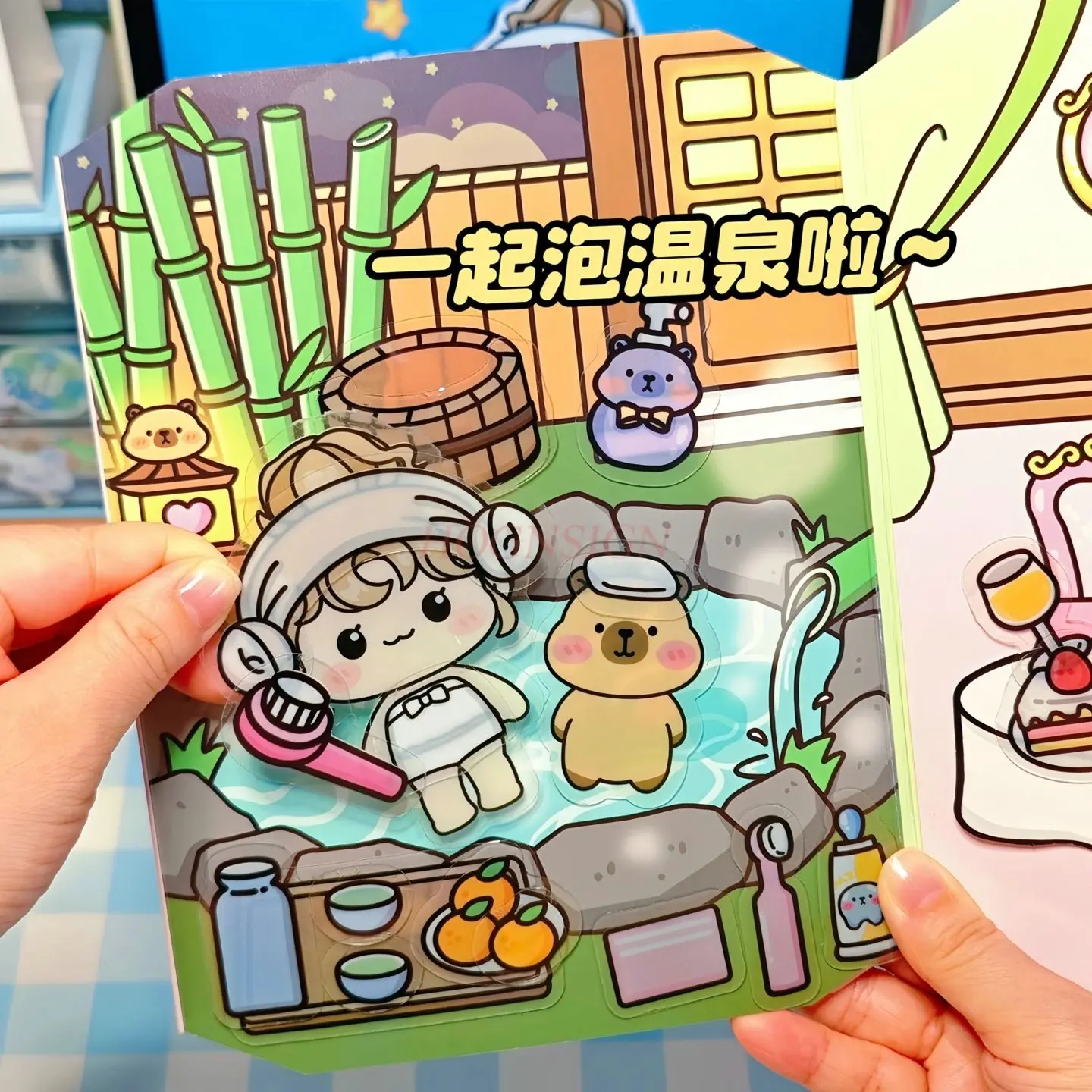 1 كتاب كتاب هادئ اللباس كتاب ملصق اليدوية DIY فتاة لغز لعبة كتيب كتاب اللباس ملصق اللوحة #6