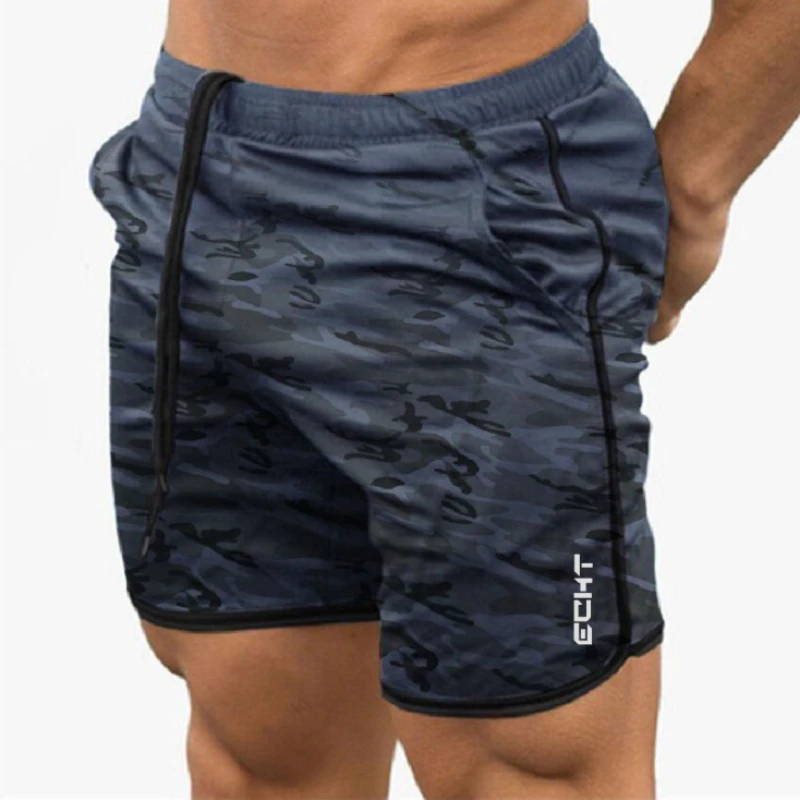 Men Summer Running Shorts Fitness Quick-drying Sport Shorts Breathable Mesh Workout Gym Short Pants Casual Sportswear Jogger