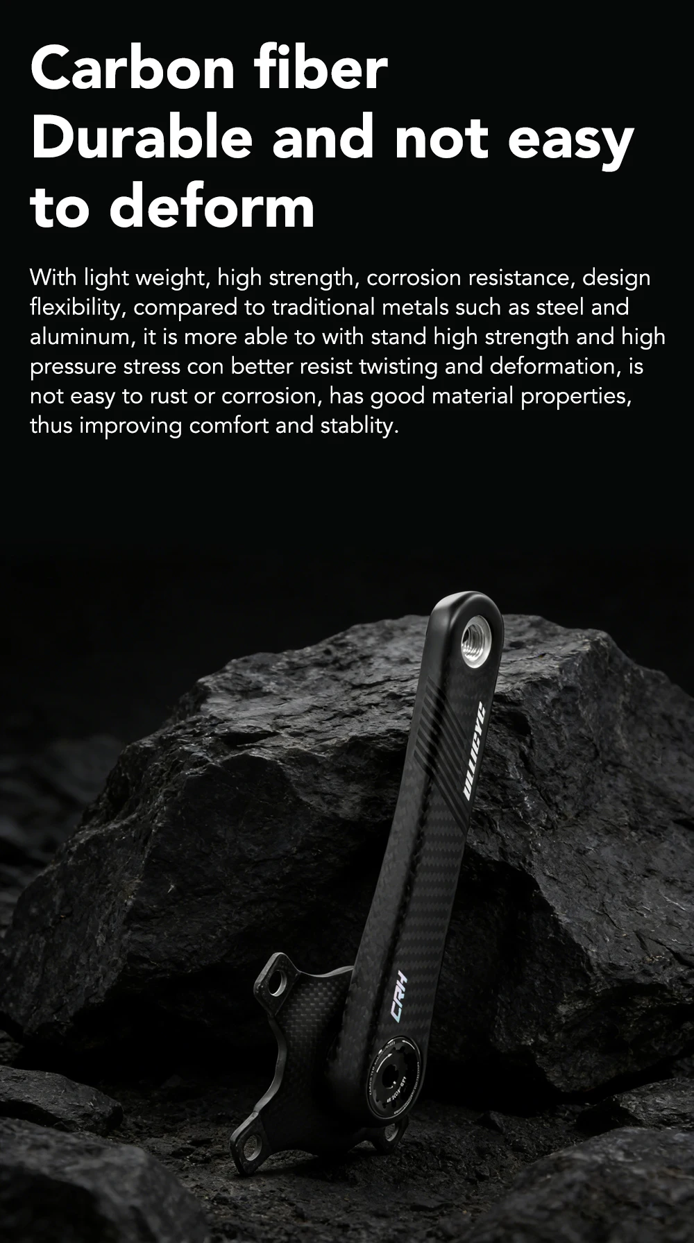 

Карбоновый шатун ULLICYC для шоссейных велосипедов с креплением Spider, длина 155-175 мм, титановая ось 24 DUB, шатуны с креплением Spider 110BCD*4, интерфейс EASTON