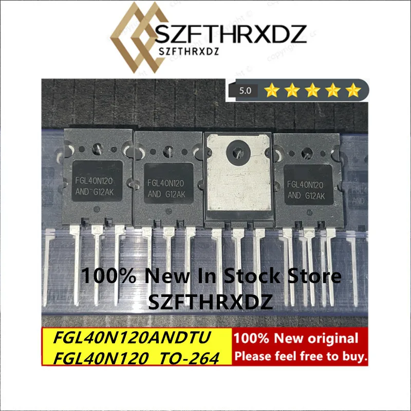 100% NEW ORIGINAL FGL40N120ANDTU TO-264 FGL40N120AND TO264 Transistor IGBT 40A 1200V