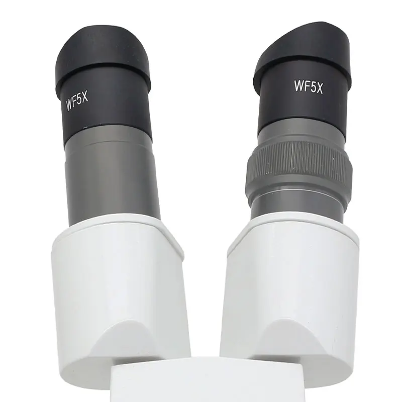 2PCS WF5X Wide Angle Microscope Eyepiece Optical Lens Mounting Size 30 mm Field of View 20 mm with Eyecups for Stereo Microscope