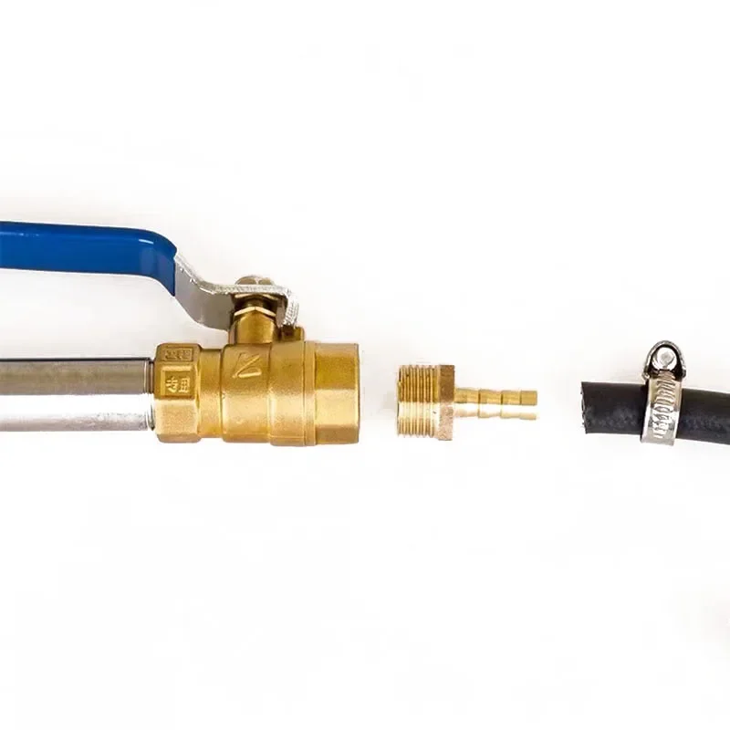 Brass Joint Hose Thread Diameter 1/4 1/8 1/2 3/8 for Air Compressor Gas Water Pipe Pagoda Connector Pipe Fitting 6 8 10 12 14mm