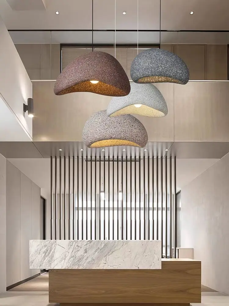 Imagem -01 - Japonês Wabi-sabi Led Lâmpada Pingente Moderna Simples Sala de Estar Quarto Bar Lustre Luz Loft Retro Interior Deco Pendurado Luzes japones wabi sabi led lampada pingente moderna simples sala de estar quarto bar lustre luz loft retro interior deco pendurado luzes 01