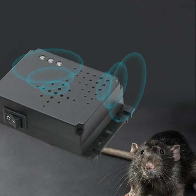 RV Mice Repeller For Car Engines Ultrasonic Repeller Effective Mice Control Squirrel Repeller Long-Lasting