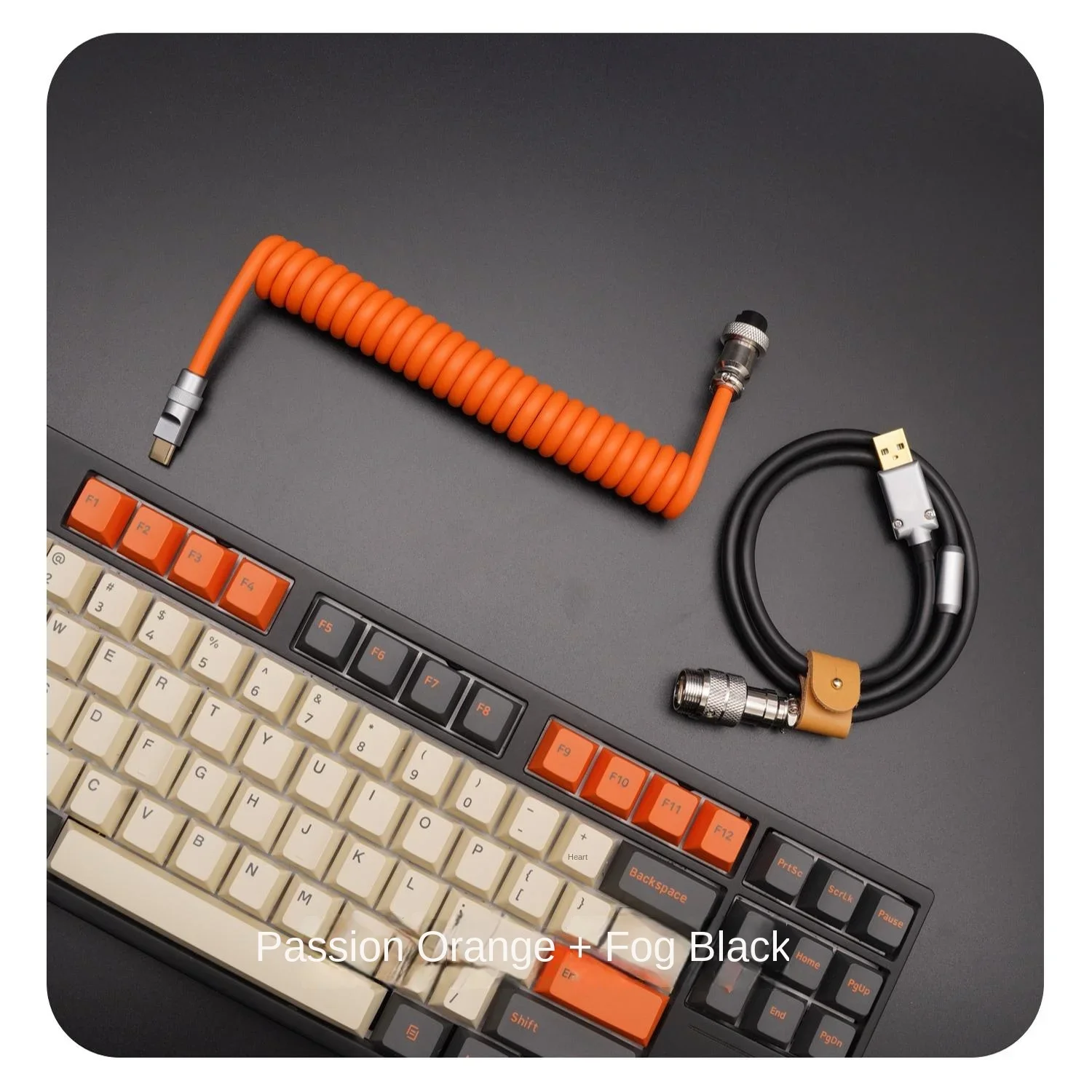 GeekBable Customized Mechanical Keyboard Type-C Data Cable Super Elastic 6MM Coarse New Entry Rear Summary