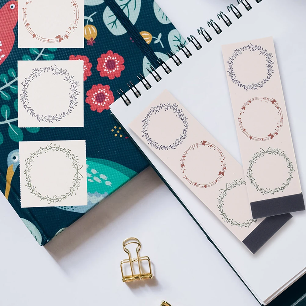 

4pcs Vintage Paper Notepad Memo Pad Scrapbook Decorative Journal Background Hand Account Paper Notebook for Crafts
