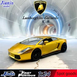 Jada 1/24 Fast & Furious 10 Lamborghini Gallardo Gold Rare Alloy modello di auto collezione regalo per bambini