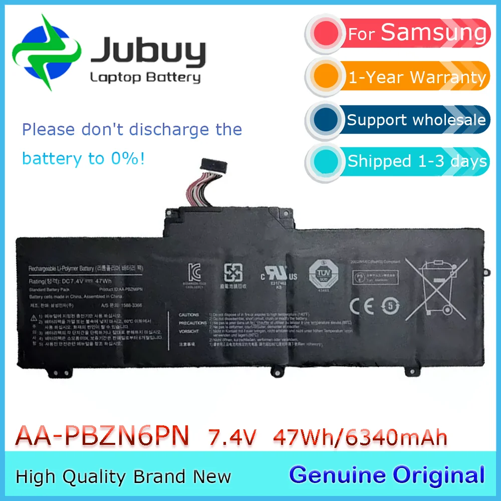 

AA-PBZN6PN 7.4V 47Wh Original Laptop Battery for Samsung NP350U2A NP350U2B 350U2B BA43-00315A