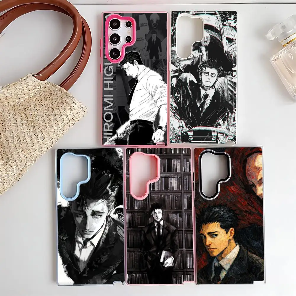 J-Jujutsu Kaisen Hiromi Higuruma Phone Case for Samsung S26 S25 S24 S23 S22 S21 FE Plus Ultra Black 2-in-1 Jelly silicone case - view 3