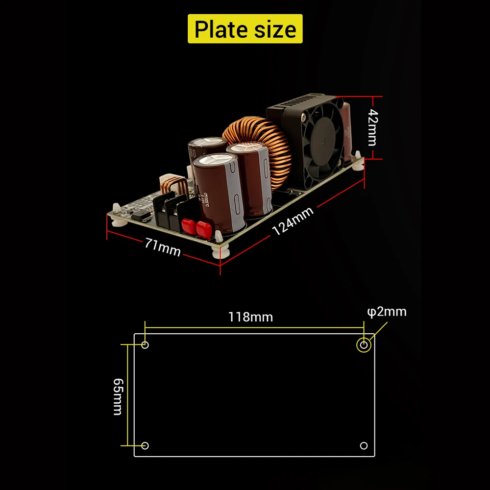 DC6-75V 22A/1400W regulowany zasilacz regulatora CNC moduł Buck stałe napięcie i prąd stały moduł zasilania