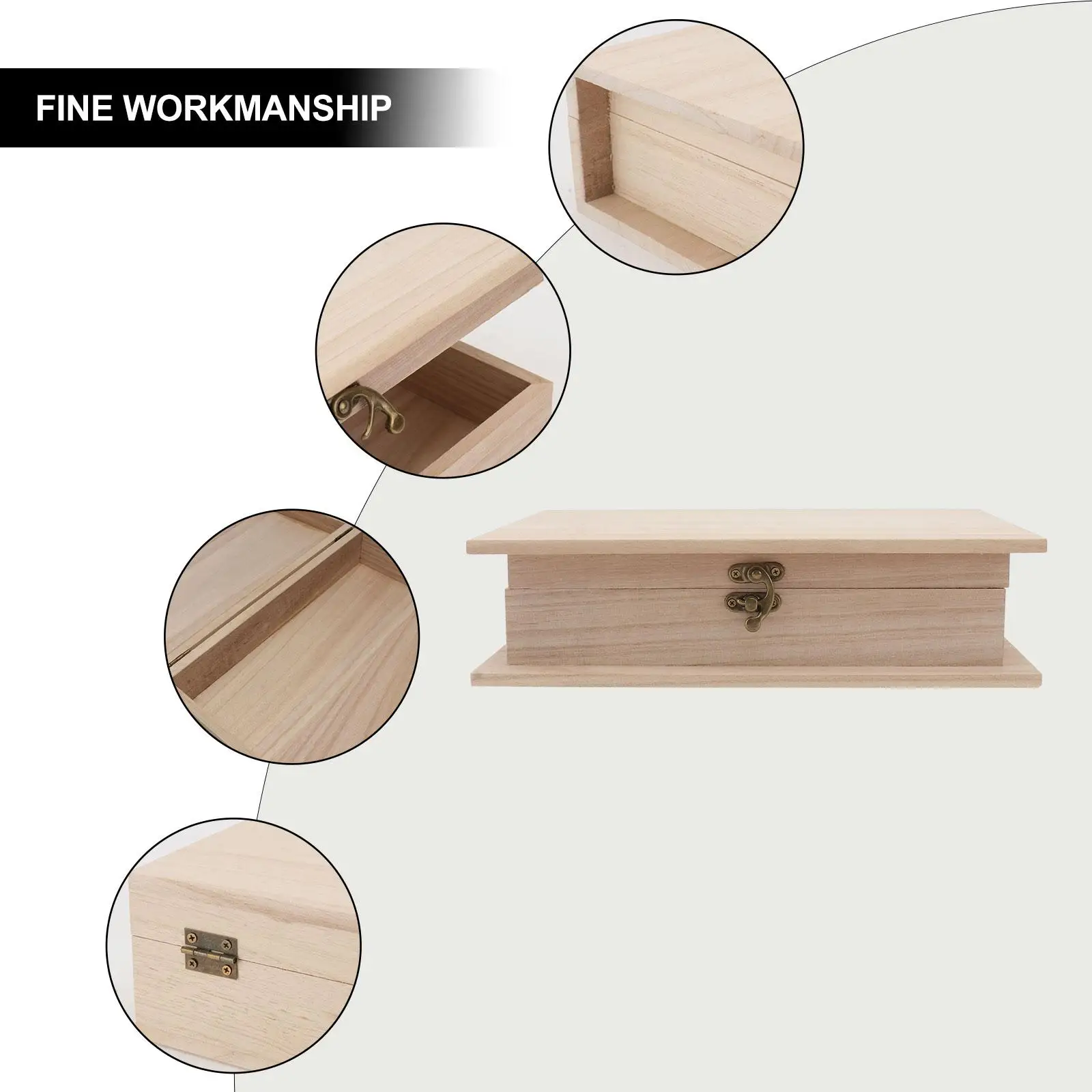 

Wooden Book Storage Document Organizer Storage Box File Folder Container Desktop Documents Box Home Office
