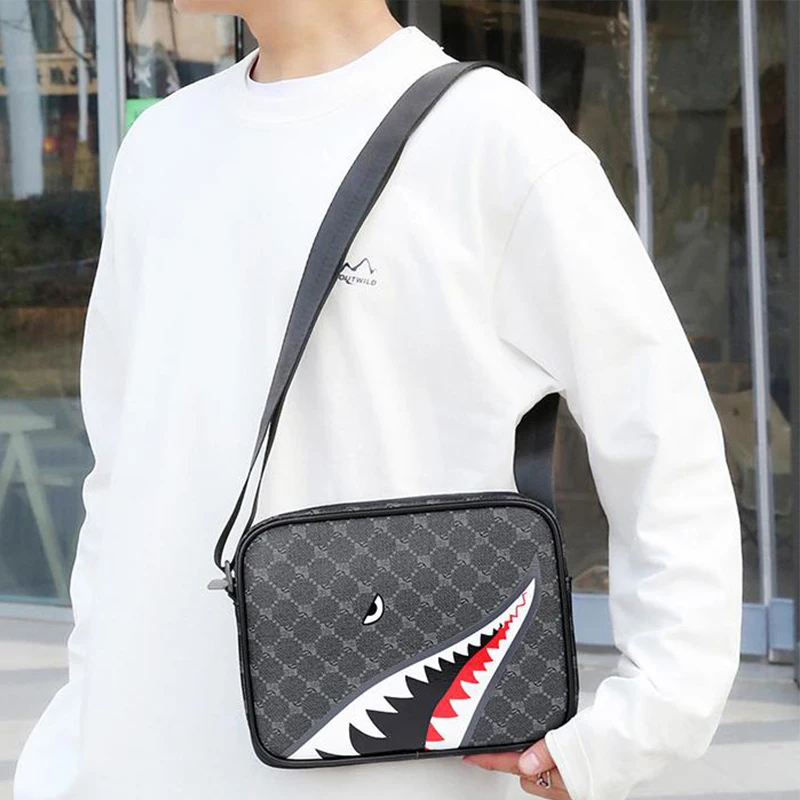 

Newversatil Men Handbag Vertical Horizontal Crossbody Bag Casual Fashion Sports Bag Business Practical Large Capacity Office Bag