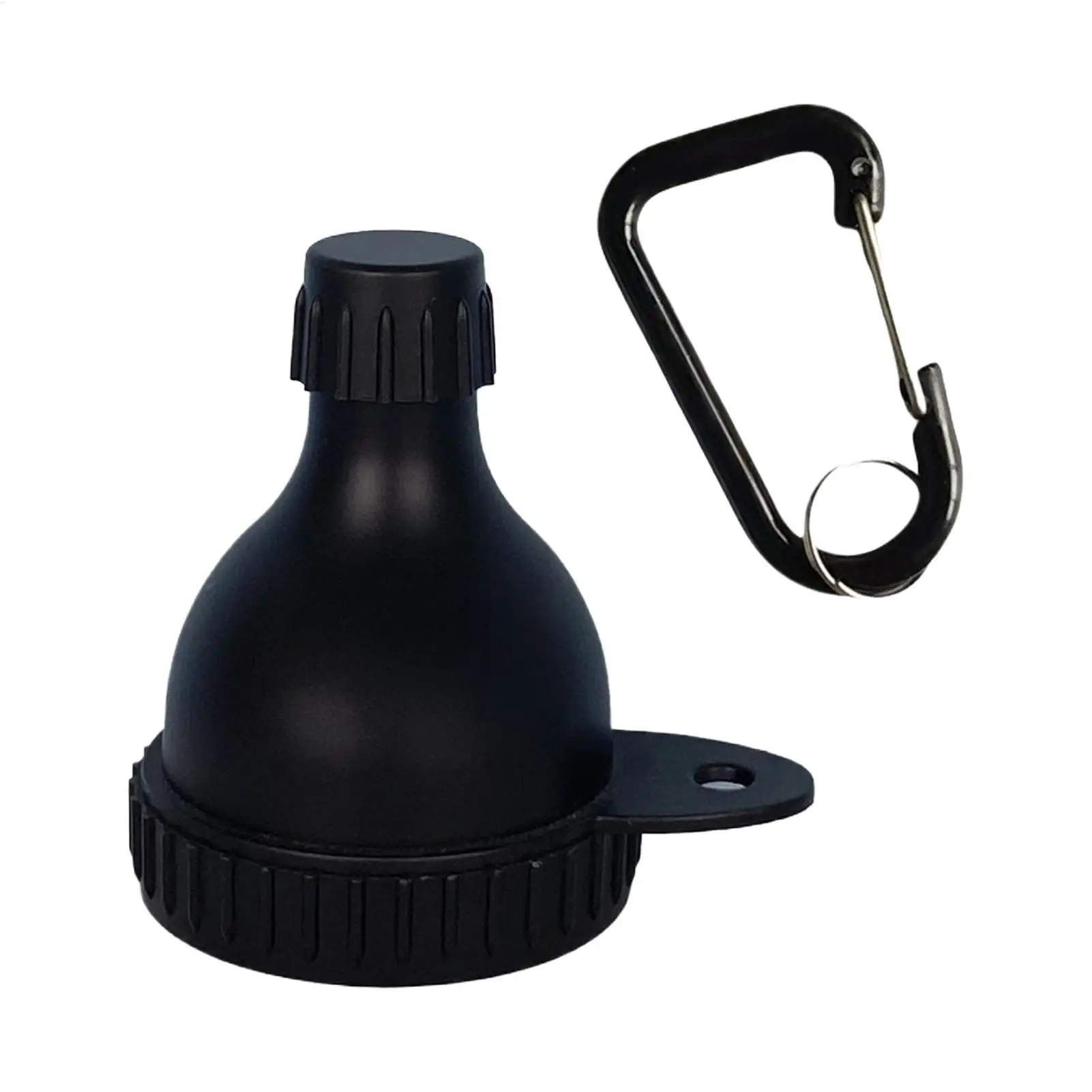 50ml Proteinpulver-Trichter mit Karabiner - Feuchtigkeitsbeständiger, tragbarer, auslaufsicherer Behälter für Reisen, Outdoor, Camping, Strand
