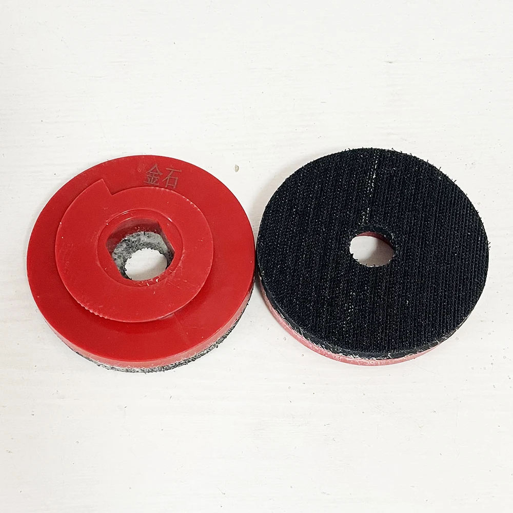 1Pc 4 Inch Snail Lock Snap Foam Back-up Pad With Plastic Base For Connection Of Angle Grinder And Polishing Pad With Snail Lock