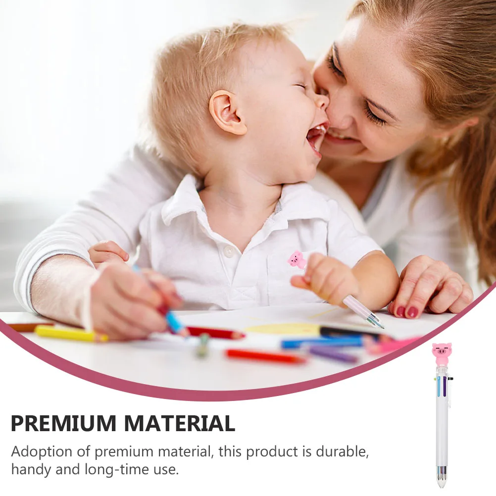 

12Pcs Cartoon Ballpoint Pens Plastic Fine Workmanship Suitable for Drawing Marking Blessing Cards