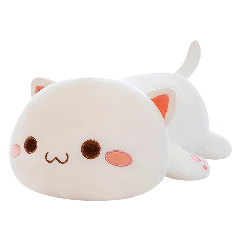 Kawaii Mitao Cat Plush Doll Lying Cats Cartoon Stuffed Cushion Toys Cute Animal Dolls Pillow Couple Gifts Kid Birthday Xmas Gift