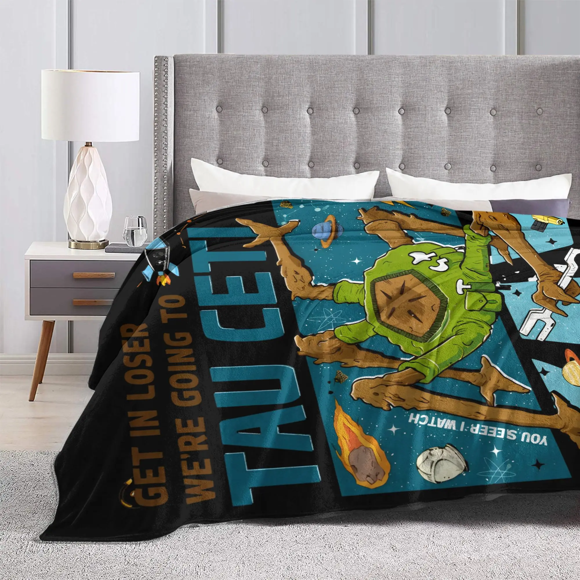 We're Going To Tau Ceti Rockys Amaze Project Hail Mary Flannel Blanket   Throw Blanket for Home Hotel Sofa  150*125cm Quilt