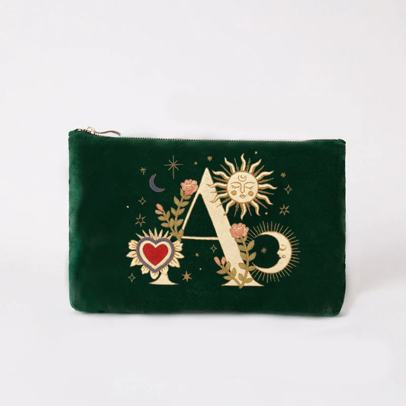 

Косметичка с буквенным принтом, ручная косметичка, элегантная женская сумочка