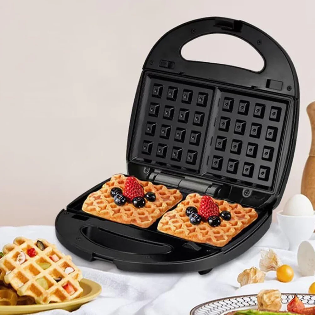 Waffle Maker Belgian Waffle Maker Portable Waffle Making Machine Anti-scalding Mini Waffle Maker Machine for Snacks Burgers