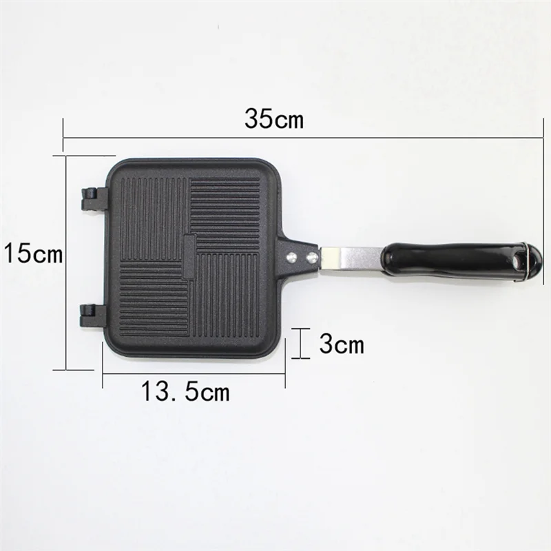 Sandwich Baking Pan, Toast Bread, Double-Sided Non-Stick Coating Frying Pan, Multi-Functional Opening and Closing Pan