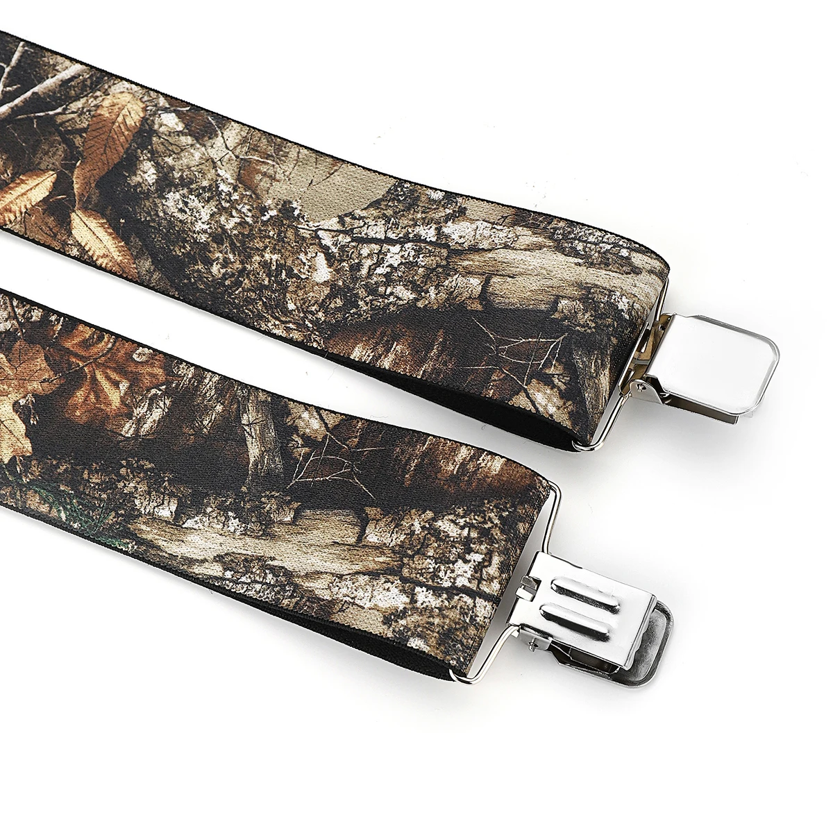 قميص بدلة رجالي بأربعة مشابك غير قابلة للانزلاق على شكل أوراق شجر 5 حمالات