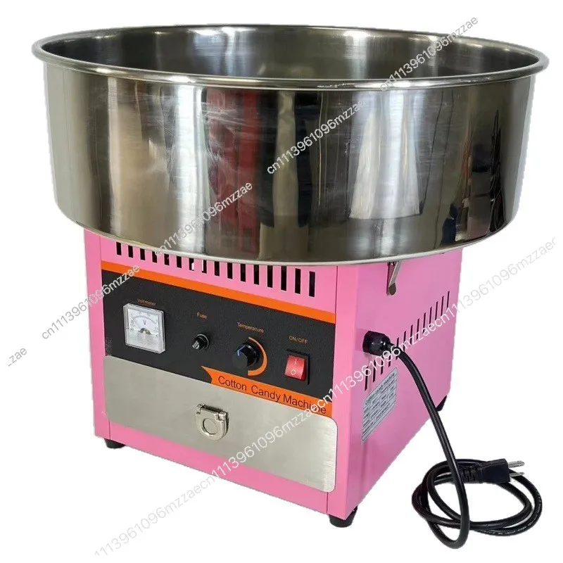 

Cotton Candy Machine Full Set of Plug-in Mobile Fancy Color Sugar Automatic Stall Commercial Cotton Candy Machine