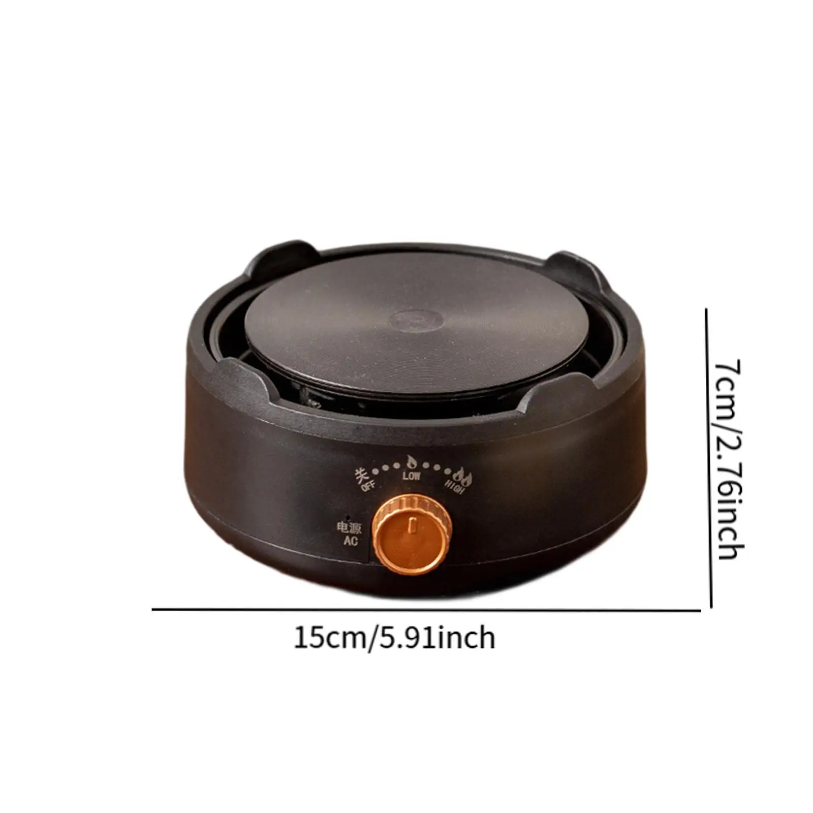 Electric Stovetop Multipurpose Countertop Mini Hot Plate Portable Coffee Tea Heater for Camping Indoor Outdoor Home Kitchen