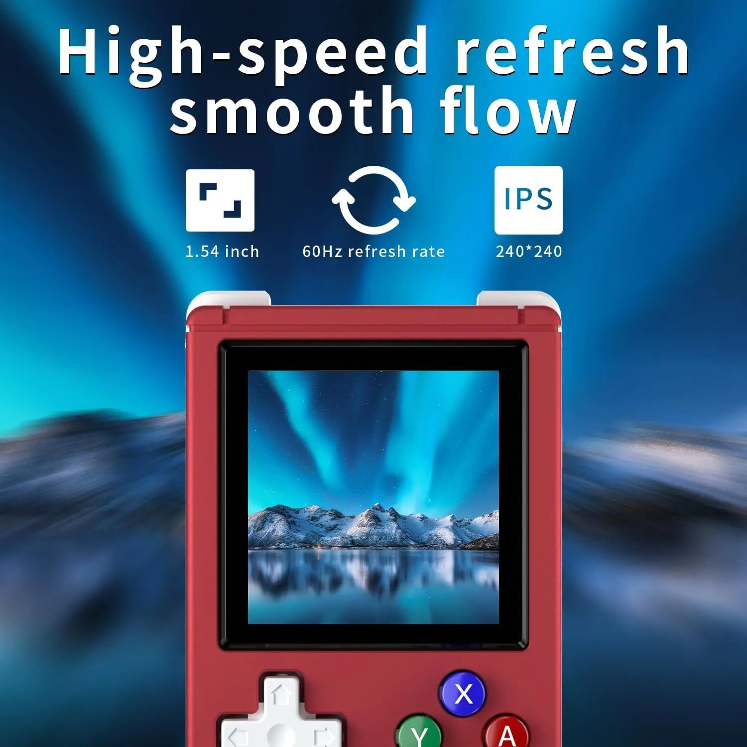 RG Nano Retro Handheld Game Console Portable Game Mini Aluminum Alloy with 1.54 Inch IPS Screen Pocket Game Players 1050mAh Meta