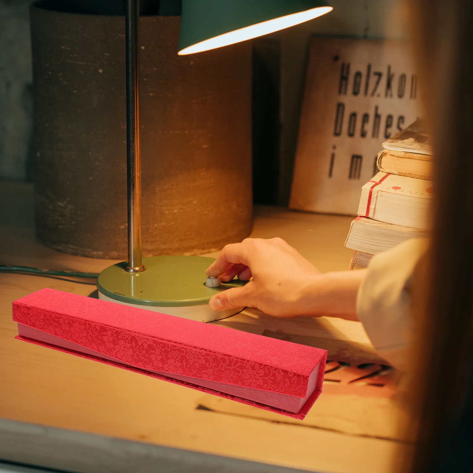 النمط الصيني الخط التمرير صندوق تخزين غطاء مغناطيسي اللوحة التمرير هدية جمع المنظم صندوق الخط الصيني #2