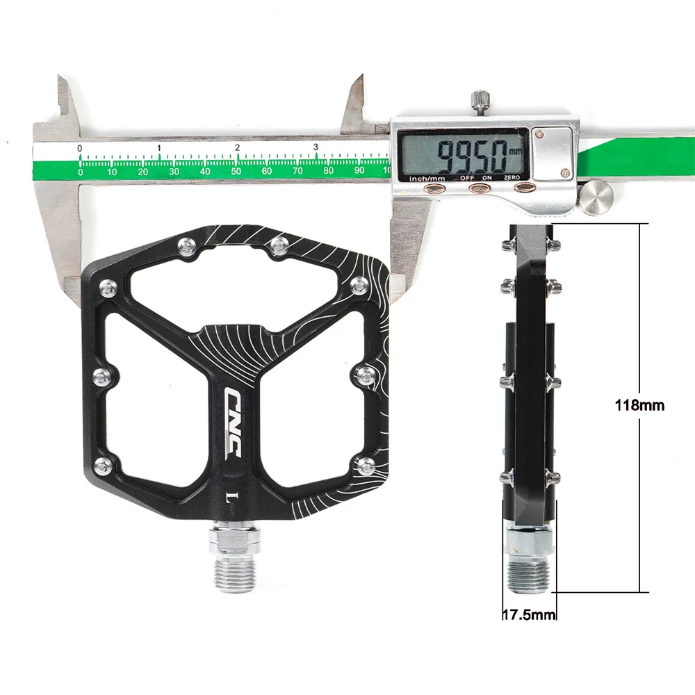 CNC Mtb Bicycle Pedals,MTB BMX Pedals, Accessories For Mountain Bike Anti-skid Flat Platform,Bearings Cycling Parts,