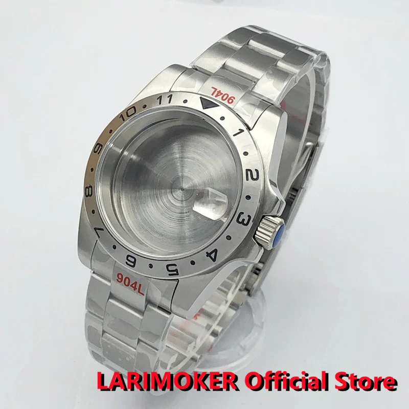 

LARIMOKER 40mm Case Sapphire Glass Date 904L Band Fit ETA2824 MIYOTA8215 821A DG3804 NH35 NH36 NH39 PT5000 Case Movement