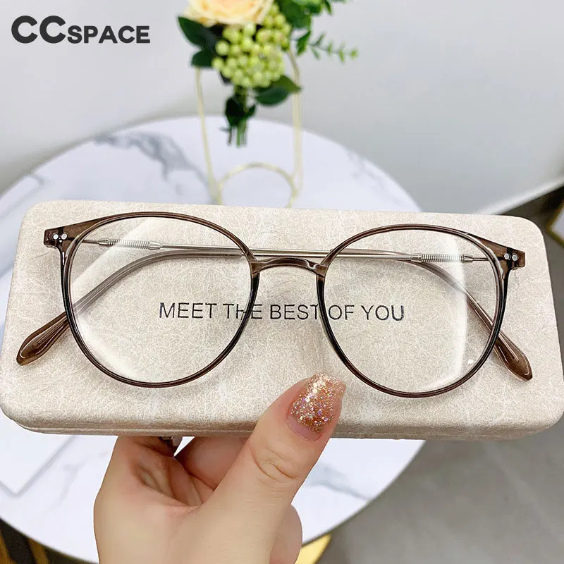 56225 Men Women Finished Myopia Glasses Vintage Round Frame Blue Light Blocking Eyeglasses Nearsighted Glasses Minus 0 To -4.0