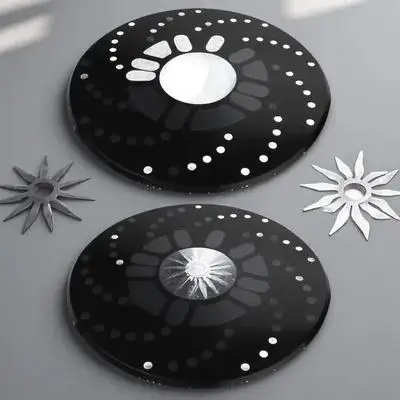 

1 Pair Aluminum Alloy Brake Disc Cover Auto Vehicle Aesthetics Enhancement Car Retrofit Decorative Accessories Automotive Disk