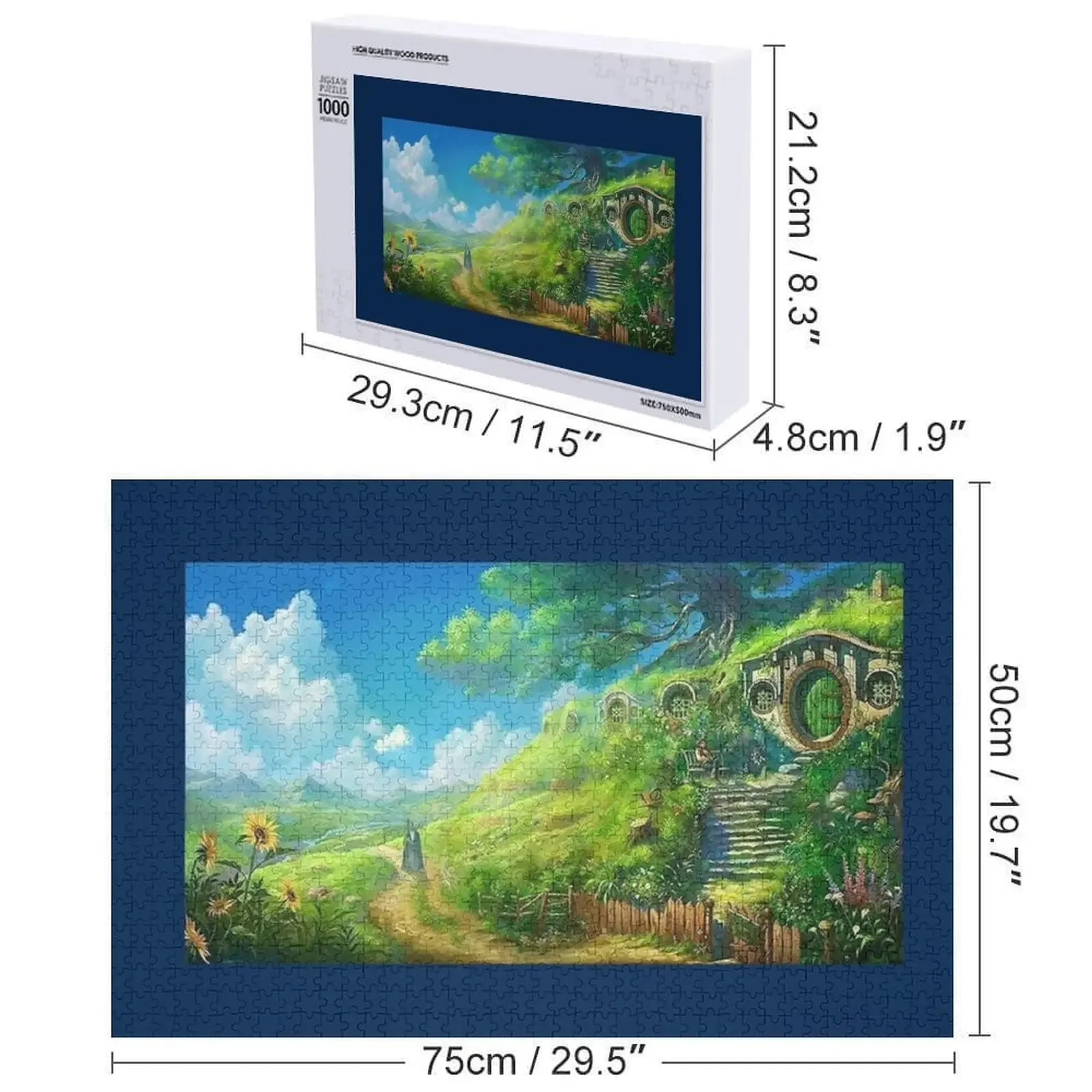 샤이어 직소 퍼즐 맞춤형 맞춤형 선물 사진 퍼즐