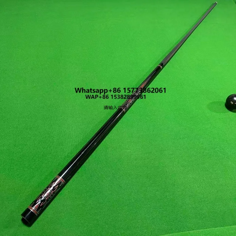 

Бильярдный кий Miaojin из углеродного волокна, высококачественный, с центральным и алюминиевым соединениями, разборный (2 части), для китайского 8-бола и снукера, 1474 мм, 19 унций