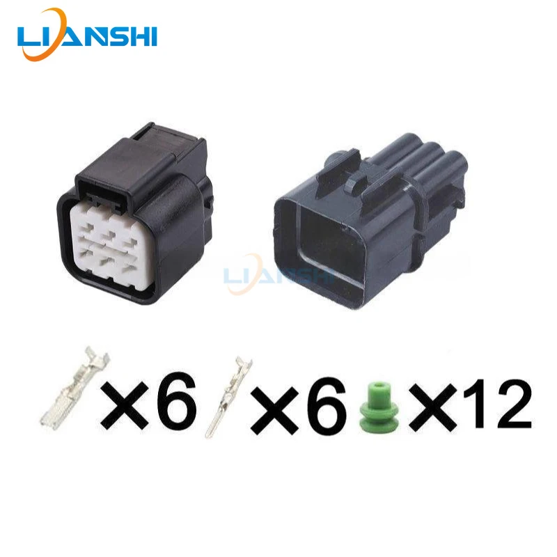 PK505-06027 is suitable for modern headlamp motor regulating lamp 6p wire harness plug with terminal DJ7067Y-2.2-11/21