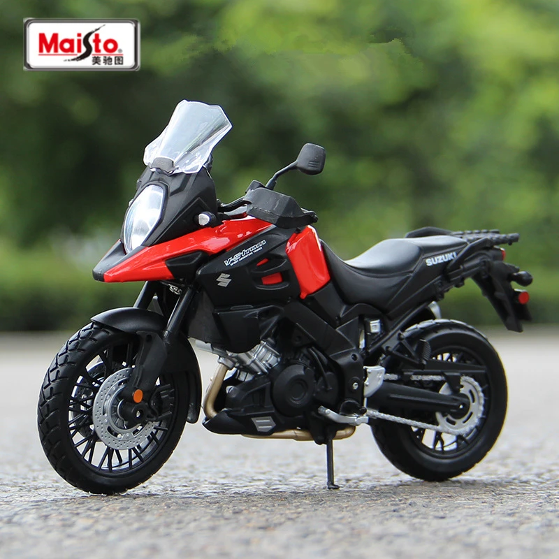 Maisto 1:12 Suzuki V-Storm Alloy Racing Motorcycle Model Simulation Diecast Metal Street Sports Motorcycle Model Childrens Gifts