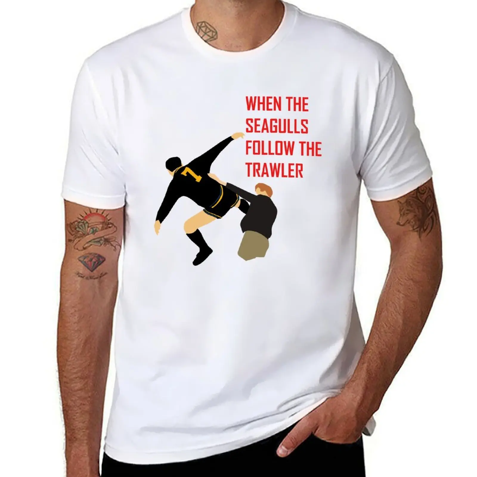 

Kung Fu Seagull T-Shirt funny t shirts man g man t shirts for men T-Shirt