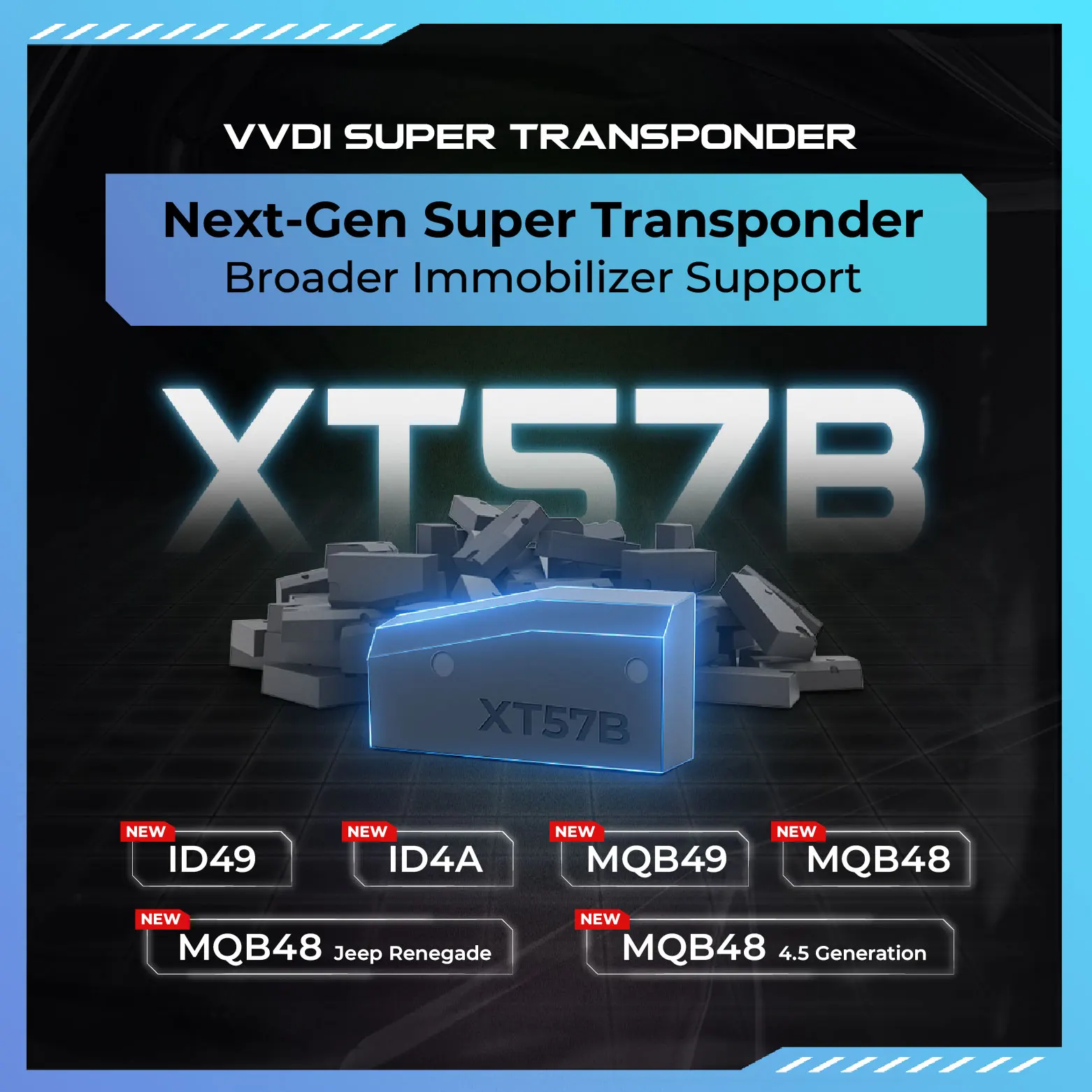 Xhorse VVDI XT57B Super Chip Update of XT27A for ID48 New Add ID49 ID4A MQB MQB49 5C MQB48 Chip Types Work With VVDI Key Tool